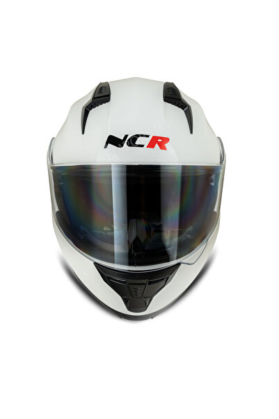 NCR Icon Çene Açılır Kask Beyaz