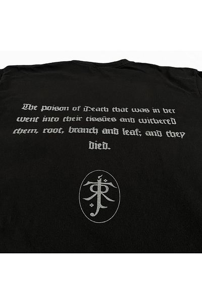 LEIVOR Silmarillion & LOTR Special Detailed Design Μαύρο μπλουζάκι Unisex με στάμπα