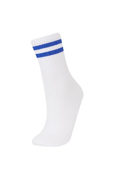 DeFacto Bequeme, elastische 3-teilige Baumwollsocken für Herren D9672axns