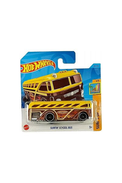 HOT WHEELS سيارات فردية لحافلة المدرسة Surfın Hkj32