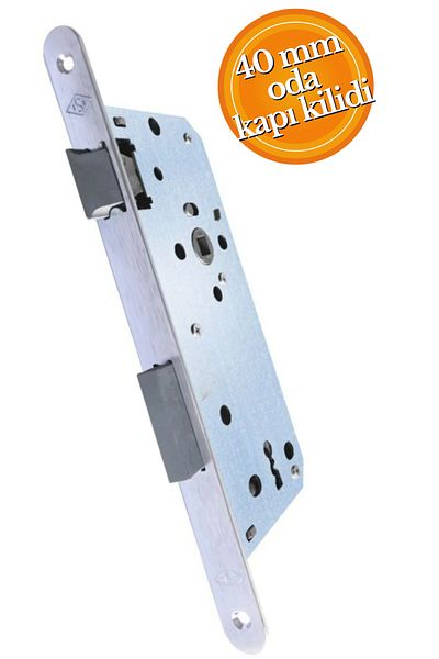 HOBİDABİ Nickel Oval Daf Silent Room Lock - Interior Room Door 524.40
