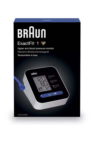Braun Exactfit 1 Automatic Upper Arm Blood Pressure Monitor Bua5000