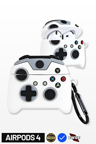 EWEC 4. Nesil Uyumlu Beyaz Xbox Oyun Konsolu Figürlü Koruyucu Silikon Kulaklı...