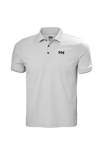 Helly Hansen Ocean Polo Men's Gray Polo T-Shirt Men's Polo T-Shirt Hha.34207