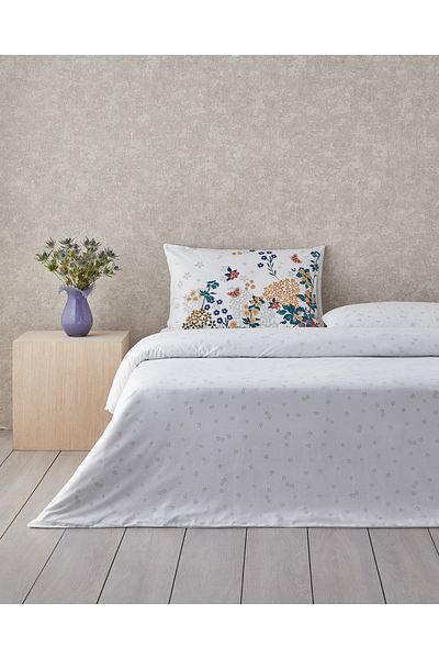English Home Set cuvertură de pilota de primăvară din bumbac Spring Awakening 160x220 cm Verde – Roșu