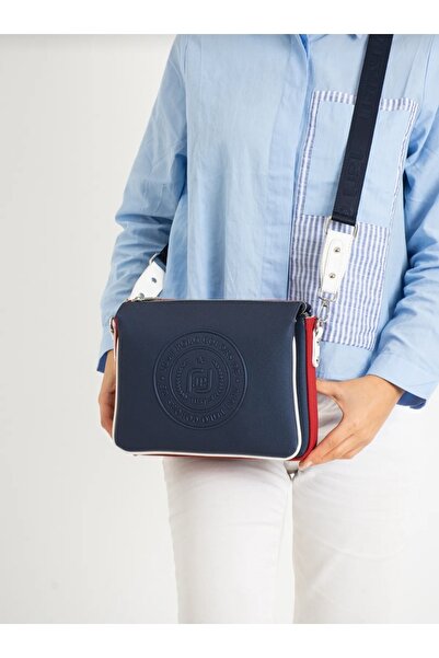 Just Polo حقيبة كتف وحقيبة كروس نسائية مكونة من 6 أقسام TYCET076006