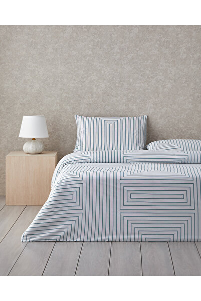 English Home Endless Journey Cotton Single Duvet Cover Set 160X220 cm Dark Se...