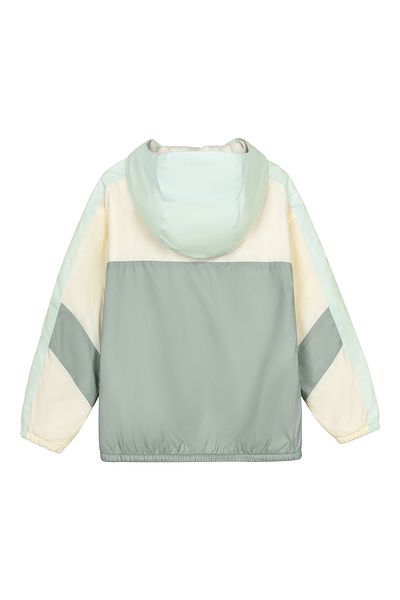 Giordano Kids' Nylon Fleece-Lined Comfort Fit Windbreaker Hoodie