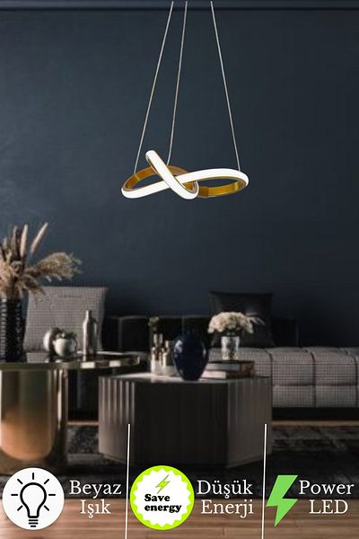 neeko Bonna Modern Pendant Lamp Power Led Chandelier White Light - Antique Case