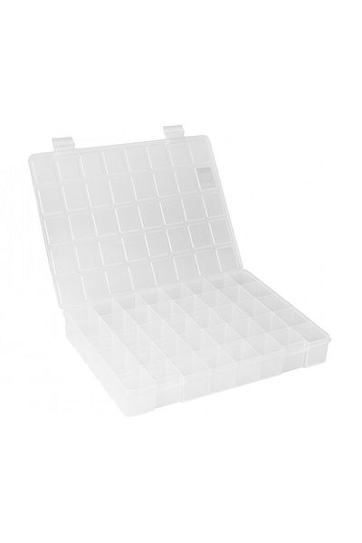 Forzacase 40 Compartments Fisherman Carpenter Material and Jewelry Accessory Box Organizer with Lid - FC276