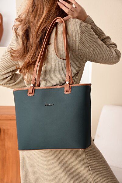 Just Polo حقيبة كتف نسائية كبيرة الحجم TYCET 076037