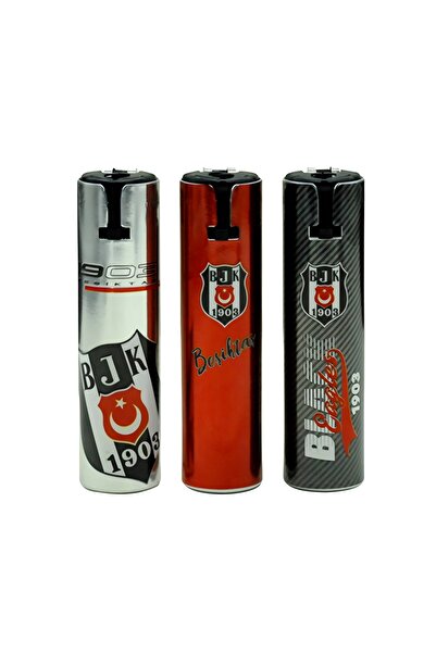 DURUSOY Metal Case Taraftar Çakmak Lisanslı Taşlı Bjk