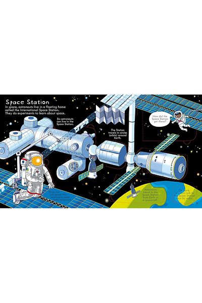 Kolektif Kitap Look Inside Space (Board Book)