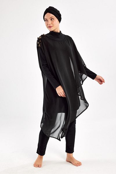 Adasea Jazmin Long Sleeve Hijab Swimsuit 1130