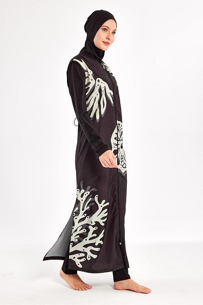 Adasea Long Sleeve Hijab Swimsuit