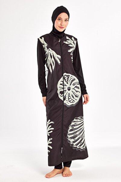 Adasea Long Sleeve Hijab Swimsuit