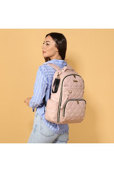 MY Collection 7300 Oeste Leather Mother Baby Care Backpack