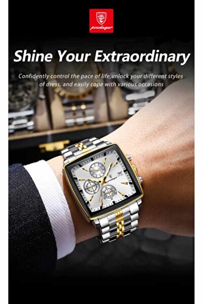 POGR Men's Lux 1. Quality Waterproof Wristwatch