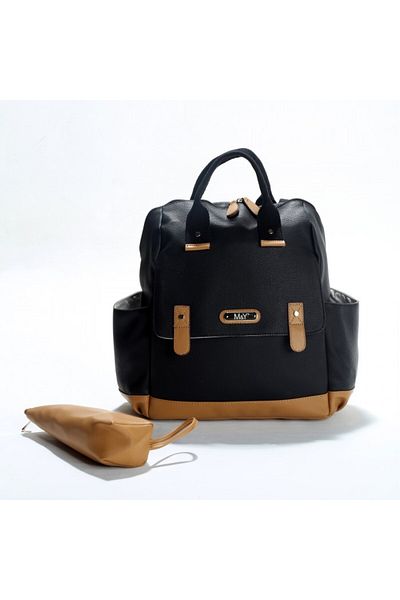 MY Collection 7260 Holifera Leather Mother Baby Care Backpack