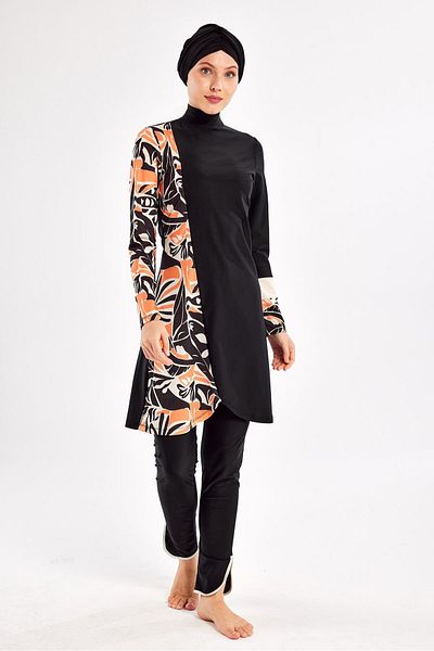 Adasea Karla Long Sleeve Hijab Swimsuit 1104