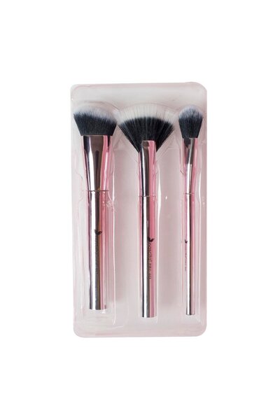 nascita 3'lü Metalik Makyaj Fırça Seti - 103