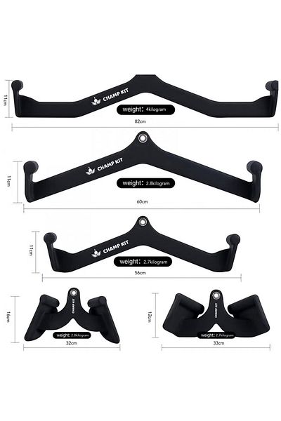 Champ Kit Cable Crossover Machine Attachments for Versatile Workout Training