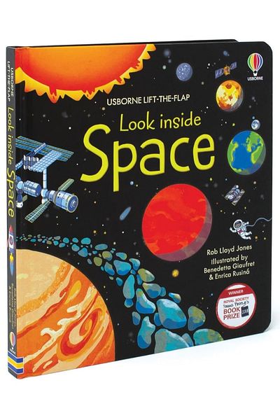 Kolektif Kitap Look Inside Space (Board Book)