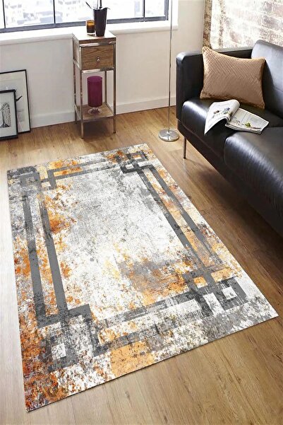 armolin Eskitme Desenli Lastikli Halı Örtüsü (Süngerli) HOarm-515