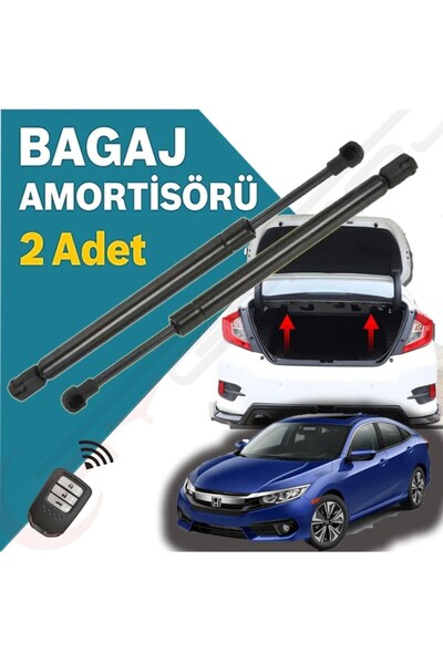 TAKA AMORTİSÖR Honda Civic Fc5 Bagaj Amortisörü KİTİ- SET  2016-2021