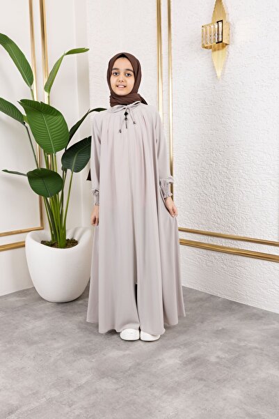 KADEEM Ferăstrău pentru copii de culoare bej - cu șireturi și pliuri