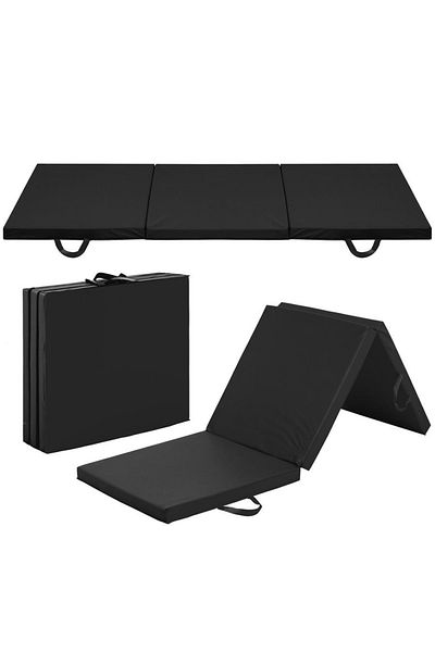 Champ Kit Foldable 3-Layer Exercise Mat - For Fitness, Yoga, and Workouts, Shock-Absorbing and Easy to Store