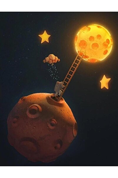 OZN AKSESUAR Hı Stone 5d Elmas Boncuk Taş Işleme Mozaik Goblen Kit 50x40cm gc89257