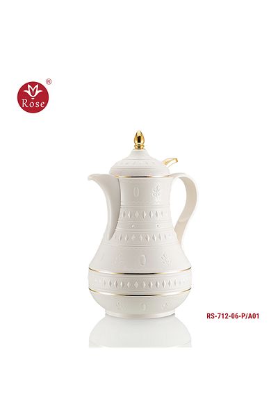 Rose Thermos Rose 712 Half Liter White Tea Pressure Cooker