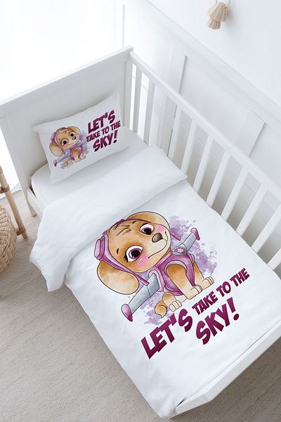 Tuğba Kuğu Skye Colorful Dog Baby Duvet Cover Set - 100X150 Cartoon Series