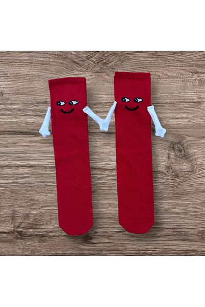 VEYORA Lovers Holding Hands Socks (1 Pair)