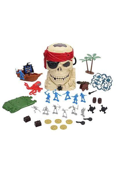 Sunman Pirate Skull Bucket Soldier Play Set