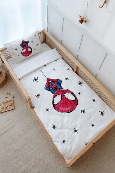 Tuğba Kuğu Montessori Duvet Cover Set (100X200) - for Baby Series - Spiderman
