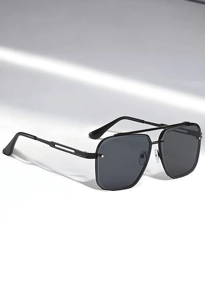MACERATİ Crystal Unisex Black Lux Sunglasses