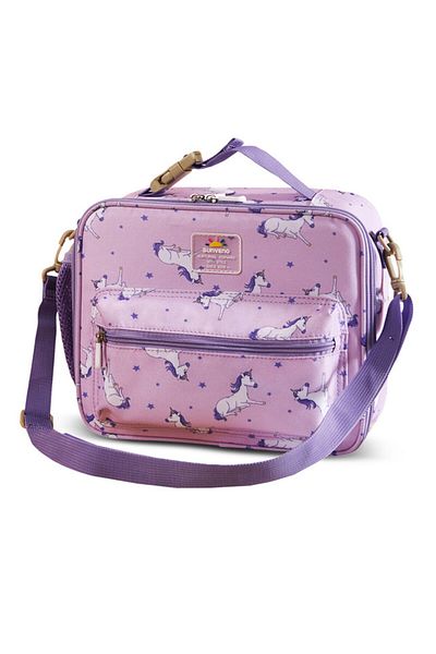 Sunveno Sunveno Lunch Bag  w/ shoulder Strap - Unicorn Purple