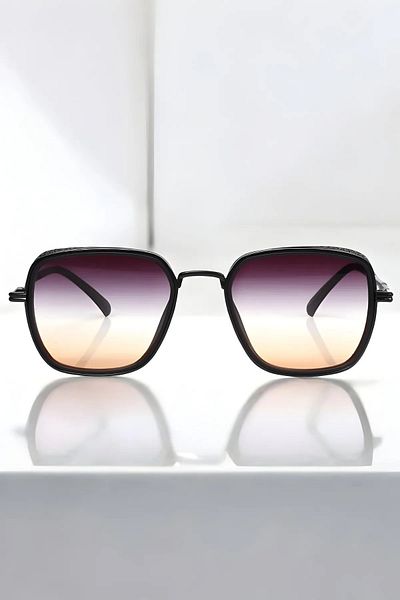 MACERATİ Izara Rectangular Gradient Unisex Sunglasses