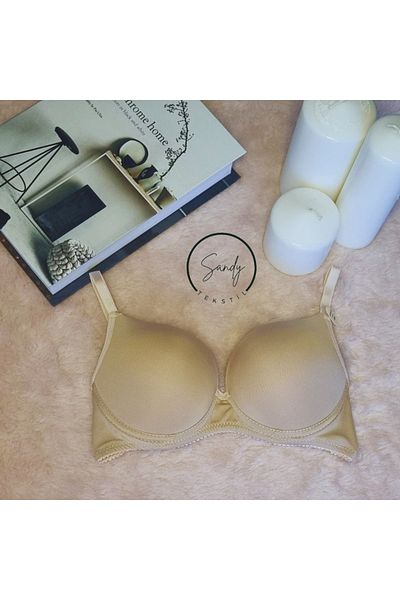 Koza soft Women's Supported Eared Basic Bra Skin