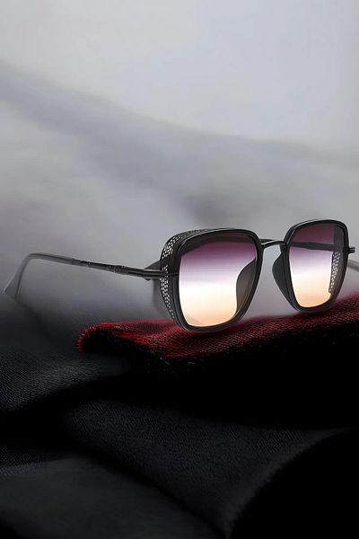 MACERATİ Izara Rectangular Gradient Unisex Sunglasses