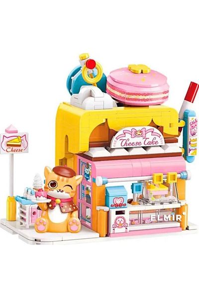 keeppley Red Cat Kak Shop - Lovely Street K28006, Building Blocks Toys Set