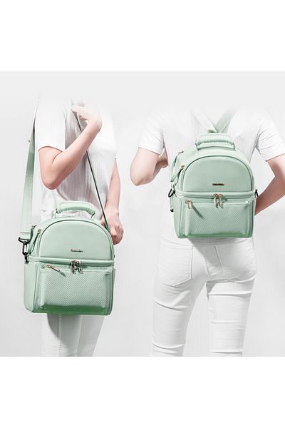 Sunveno Sunveno - Insulated Lunch Bag wt Thermos Box - Green
