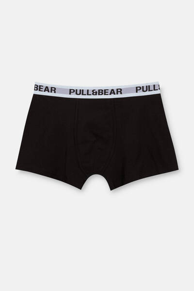 Pull & Bear 3'lü logolu boxer seti