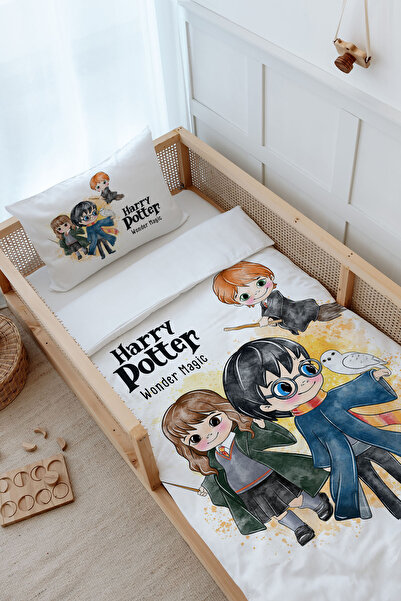 Tuğba Kuğu Montessori Nevresim Takımı (100x200) - Cartoon Serisi - Harry Potter