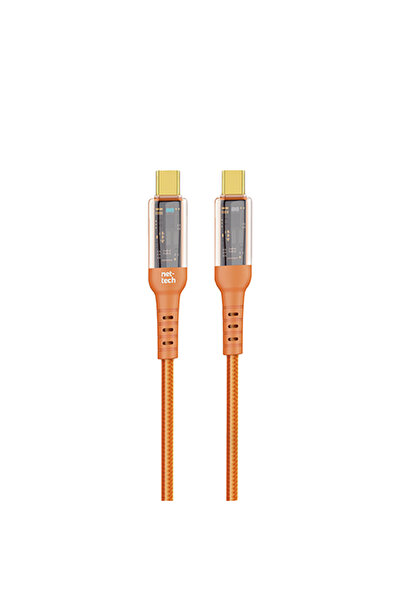 Nettech Nt-dc36 60w Plastik 100 Cm Type-c To Type-c Şarj Ve Data Kablosu - Tu...