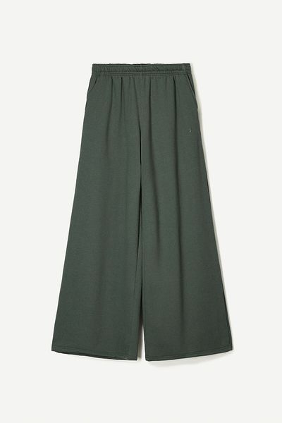 Bershka بنطلون فخم واسع الساق