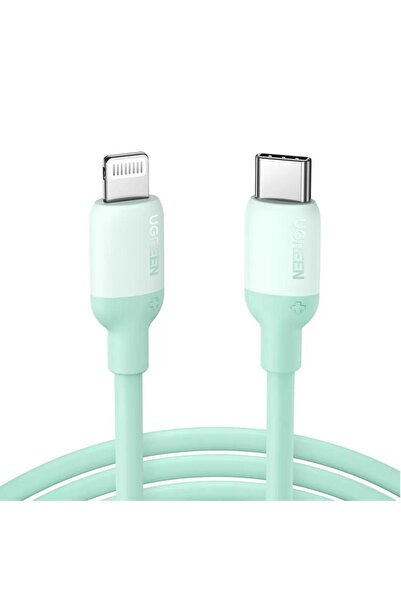 Ugreen Type-c To Lightning Iphone Data Ve Şarj Kablosu Yeşil 1.5 Metre