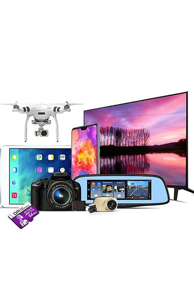 DM بطاقة ذاكرة Micro SD بسعة 64 جيجابايت Klas 10 A1 V30 بسرعة 95 ميجابايت/ثانية